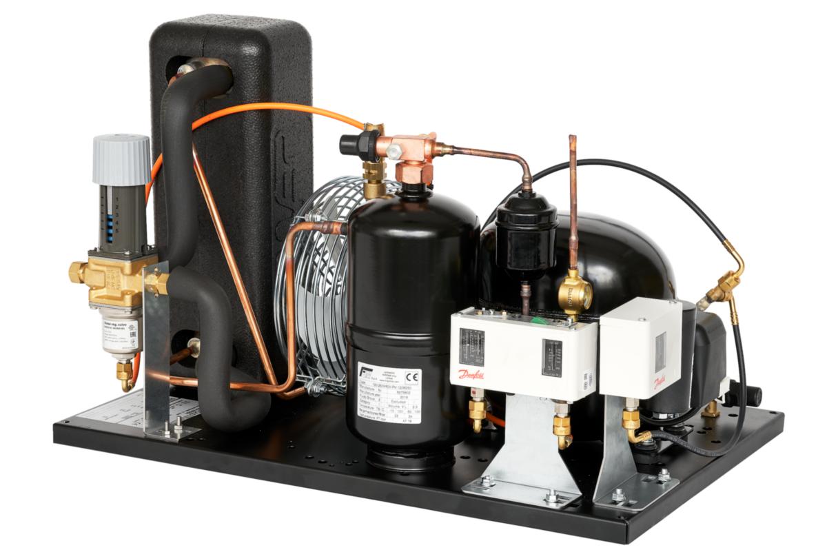 Vesilauhdutteiset koneistot R452A / R404A, Pakaste - KONEISTO VESILAUHD. NEK2150GK R452A / R404A. Pakaste